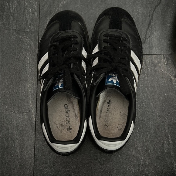 Adidas Classic Black and White Trainers - Picture 2 of 4